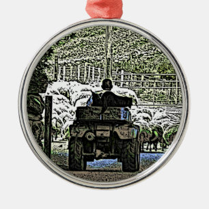 ORNEMENT EN MÉTAL AGRICULTURE