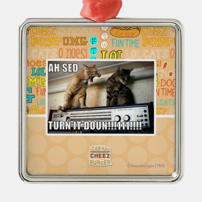 Ornement En Métal Ah tour de Sed il vers le bas ! ! (Devant)