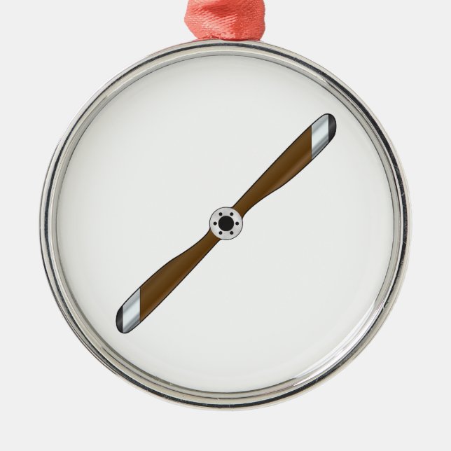 Ornement En Métal Airplane Propeller (Devant)