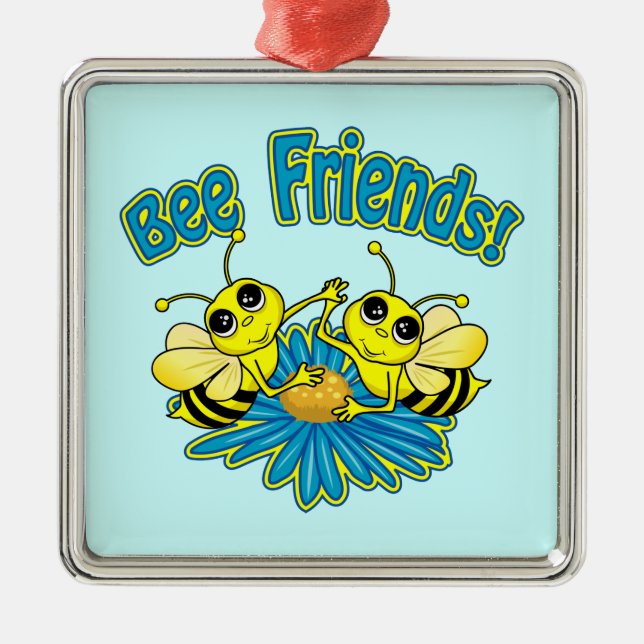 Ornement En Métal Amis des abeilles (Devant)