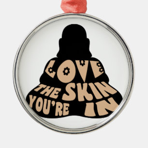 Ornement En Métal Amour Bouddha