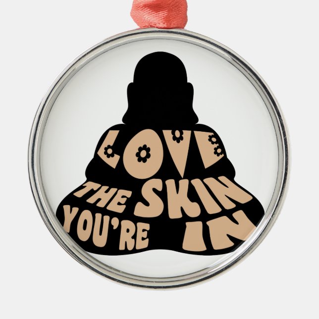 Ornement En Métal Amour Bouddha (Devant)