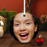 Ornement En Métal Amusants Plein Visage Fermer Selfie Photo Noël<br><div class="desc">Drôle photo plein visage ronde en métal ornement de Noël. Personnalisez-le en ajoutant une photo carré 1x1 de vous ou du destinataire du cadeau. Unisex pour les hommes et les femmes. Convient aux enfants et aux adultes.</div>