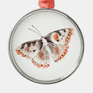 Ornement En Métal Ancienne illustration de papillon vintage