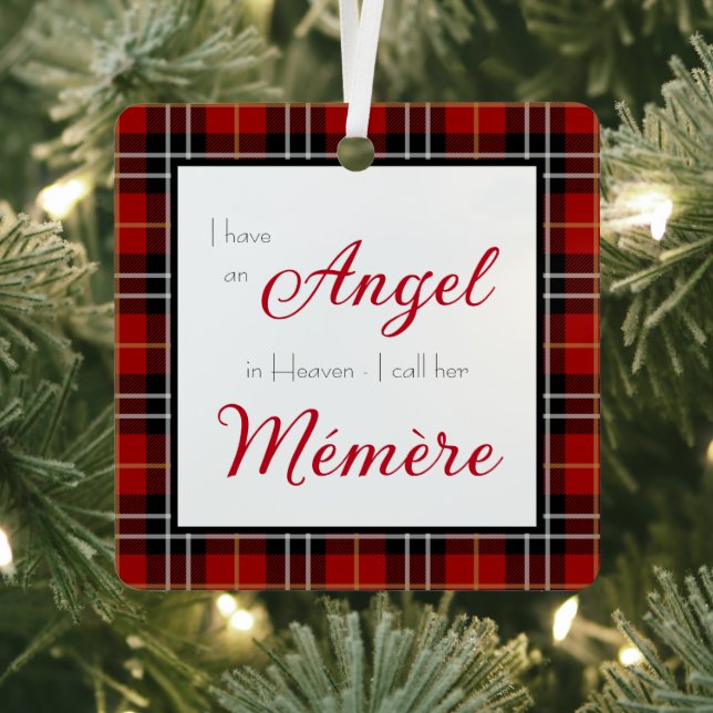 Ornement En Métal Angel au ciel Mémère Photo (Insitu)