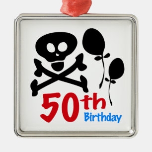 Ornement En Métal Anniversaire