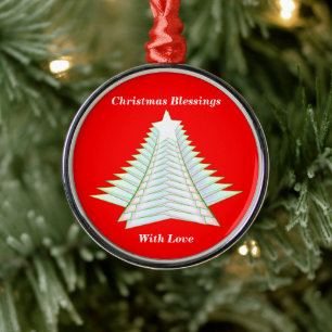 Ornement En Métal Arbre Abstrait angélique