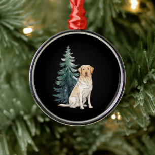 Ornement En Métal Arbre de Noël Chien Fête Amoureux de Chien Xmas