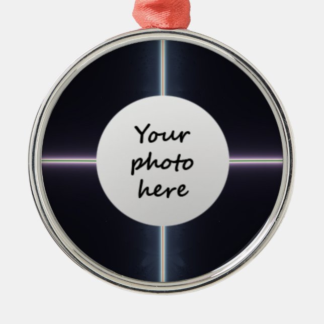 Ornement En Métal Arbre de Noël de la Croix magique (Devant)