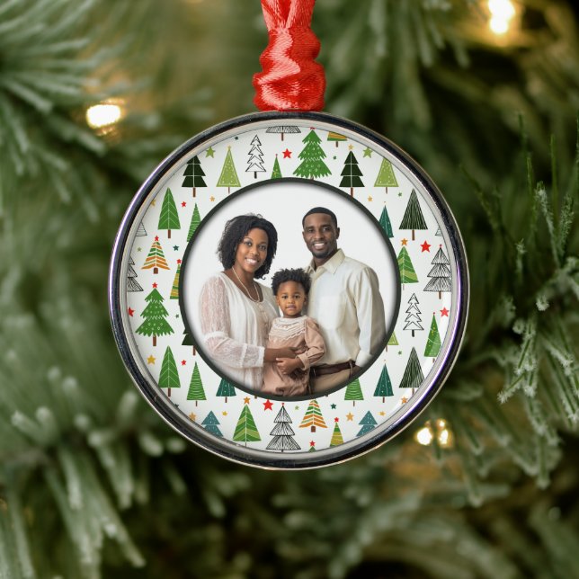 Ornement En Métal Arbres rétro (Arbre)