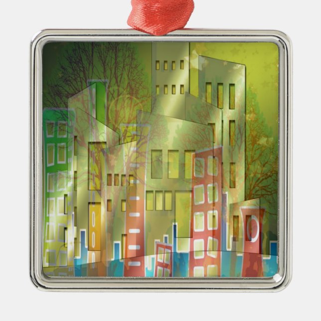 Ornement En Métal Architecture étonnante citadins accessoires d'art (Devant)