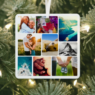 Ornement en métal arrondi à deux faces 18