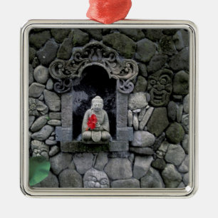 Ornement En Métal Asie, Indonésie, Bali. Sanctuaire de Bouddha