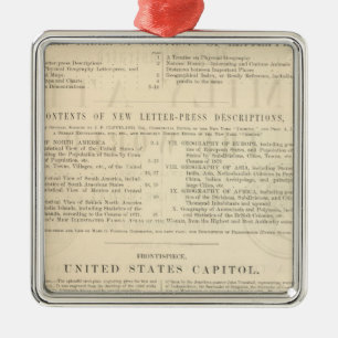 Ornement En Métal Atlas illustré de la famille de Johnson de verso