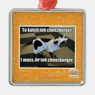Ornement En Métal Au katch le cheezburger