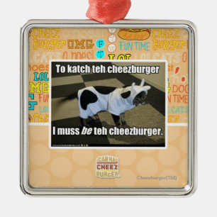 Ornement En Métal Au katch le cheezburger