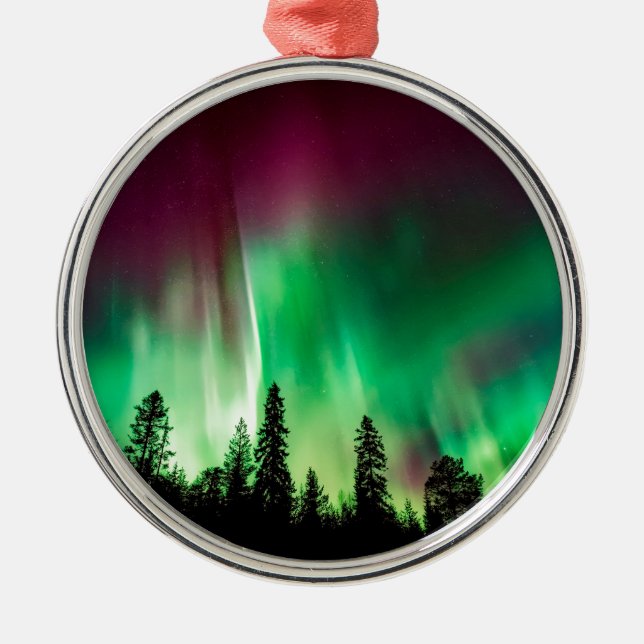 Ornement En Métal aurora boréale (Devant)