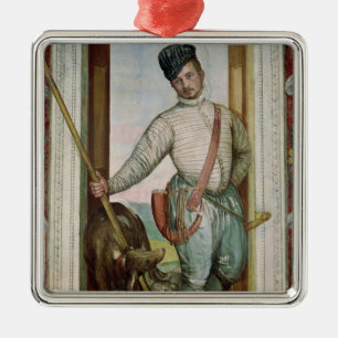 Ornement En Métal Autoportrait dans le costume de chasse, 1562