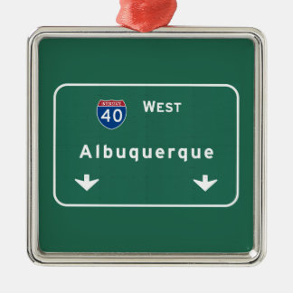 Ornement En Métal Autoroute nationale d'Albuquerque Nouveau Mexique