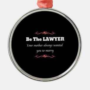 Ornement En Métal Avocate de la Faculté de droit - Diplôme