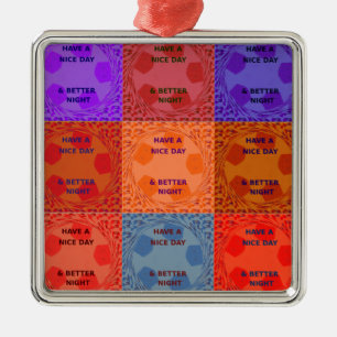 Ornement En Métal Avoir des couleurs de Nice Day