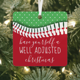 Ornement En Métal Ayez Un Chiro De Noël Bien Ajusté