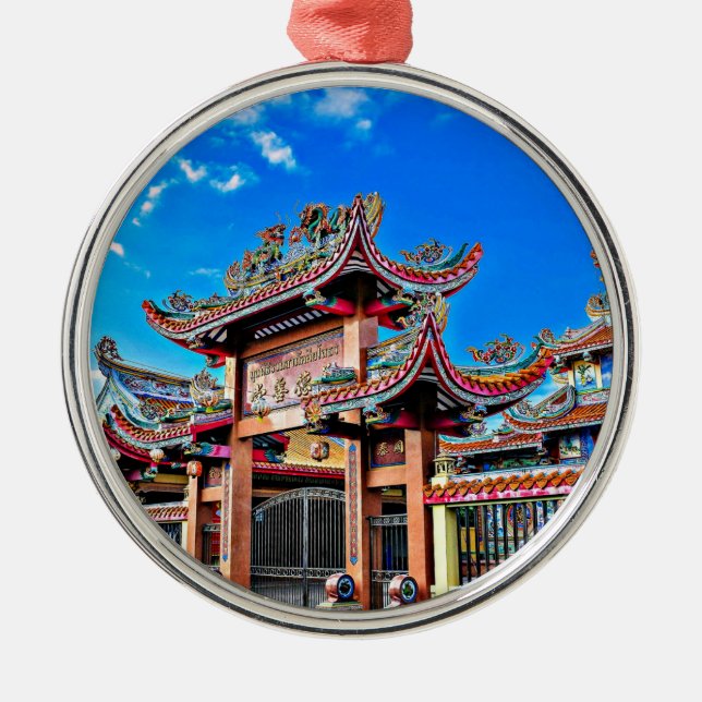 Ornement En Métal Baan Sing La Vieille Ville Yasothon, Thaïlande (Devant)