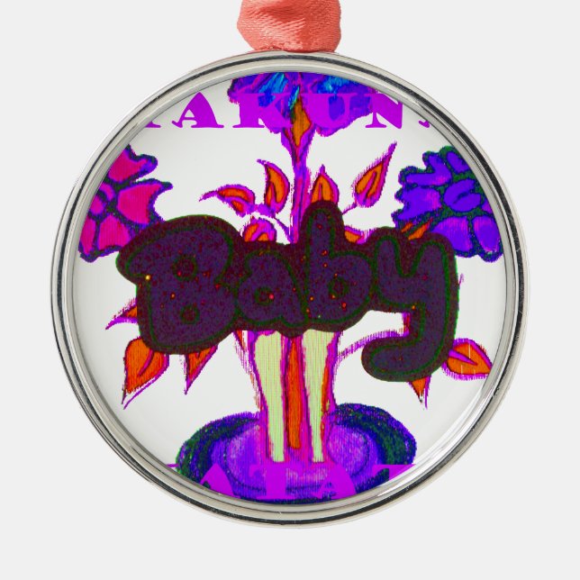 Ornement En Métal Baby plante Hakuna Matata cadeaux.png (Devant)