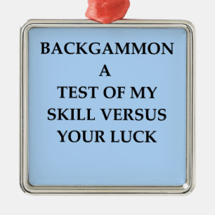 Ornement En Métal backgammon