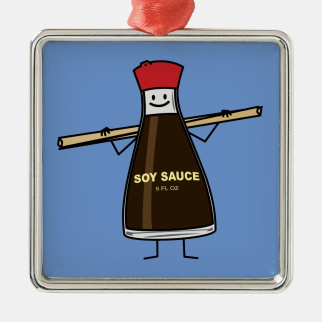 Ornement En Métal Baguettes d'Asiatique de condiment de bouteille de (Devant)