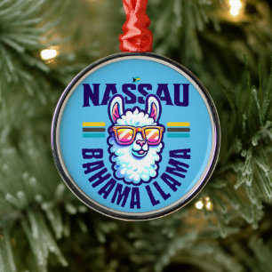 Ornement En Métal Bahamas Souvenir Cadeau : Nassau Bahamas Bahama Ll