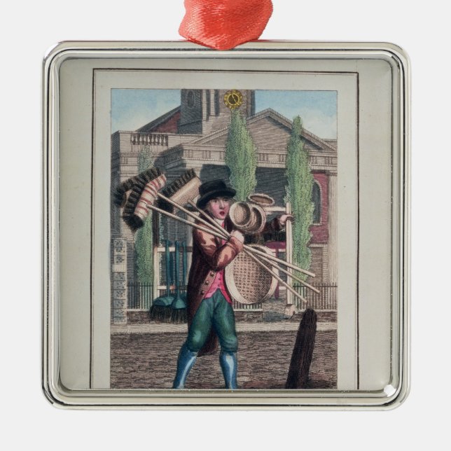 Ornement En Métal Balais de cheveux, église de Shoreditch (Devant)