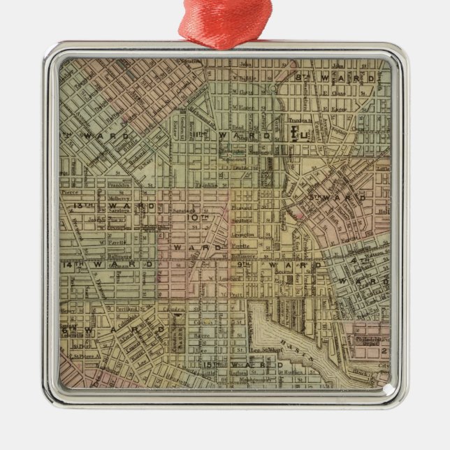 Ornement En Métal Baltimore 2 (Devant)