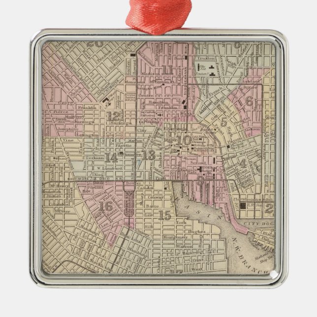 Ornement En Métal Baltimore 4 (Devant)