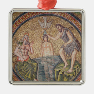 Ornement En Métal Baptême du Christ par Jean-Baptist