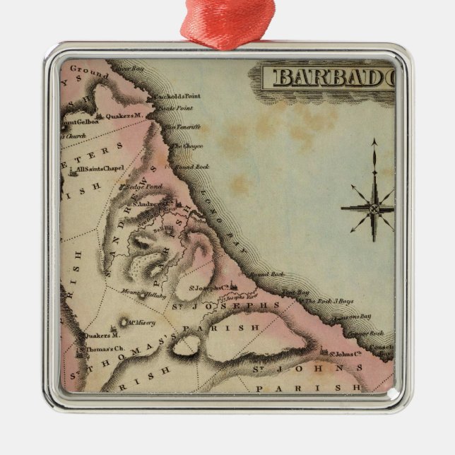 Ornement En Métal Barbadoes 2 (Devant)