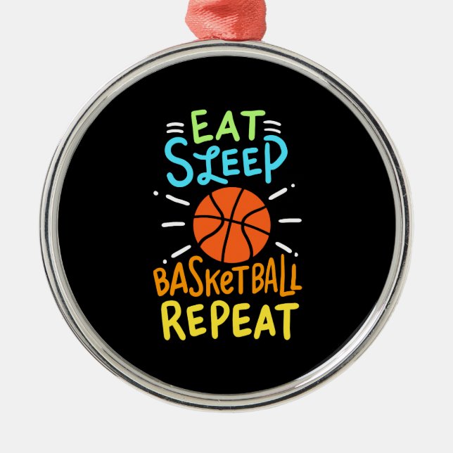 Ornement En Métal Basket-ball (Devant)