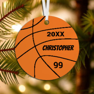 Ornement En Métal Basket-ball