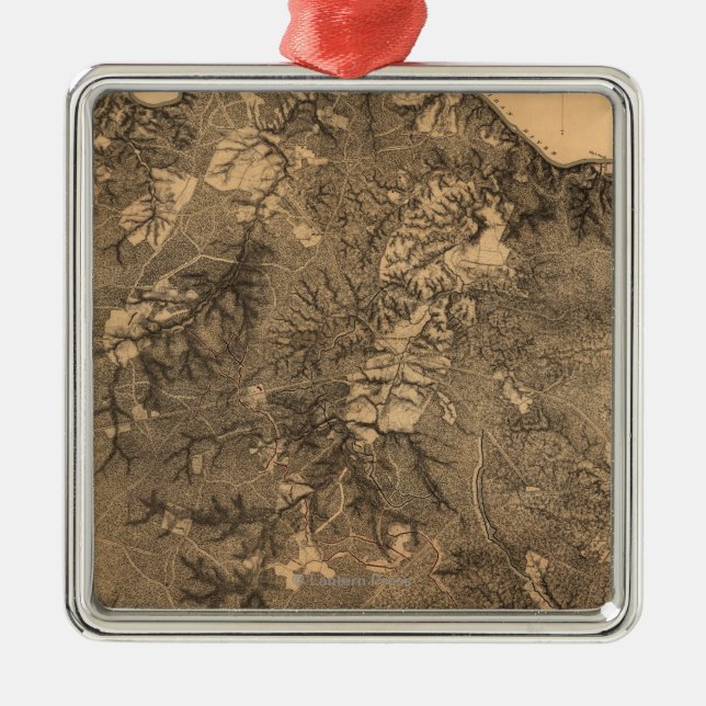 Ornement En Métal Bataille de la région sauvage - guerre civile (Devant)