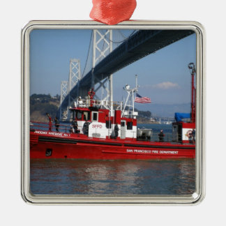 Ornement En Métal Bateau du feu de San Francisco