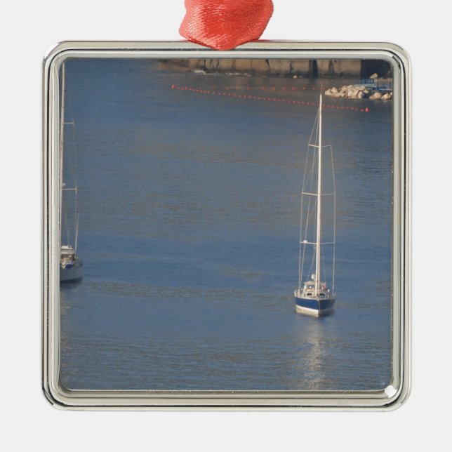 Ornement En Métal Bateaux au repos à Sorrente Italie (Devant)