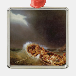 Ornement En Métal Bateaux de Dieppe retournant de la pêche