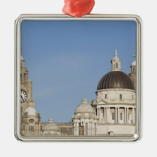 Ornement En Métal Bâtiment de foie, Liverpool, Angleterre