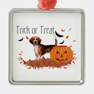 Ornement En Métal Beagle Halloween