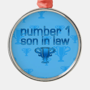 Ornement En Métal Beau-fils du numéro 1