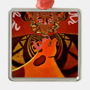 Ornement En Métal Beautiful Amazing Giraffe love safari