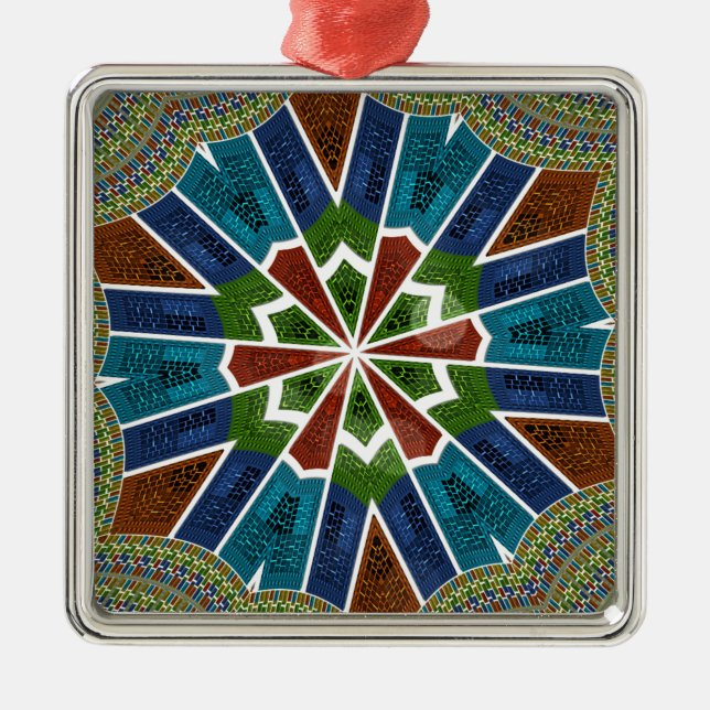 Ornement En Métal Belle Tendance asiatique Textile Design Art (Devant)