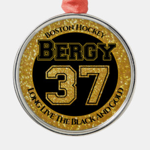 Ornement En Métal Bergy de hockey de Boston 37
