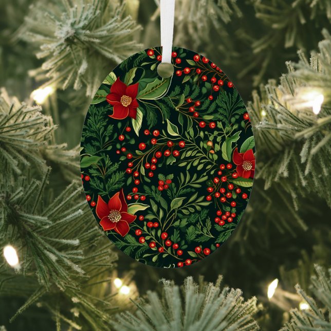 Ornement En Métal Berries de Christmas (Insitu)