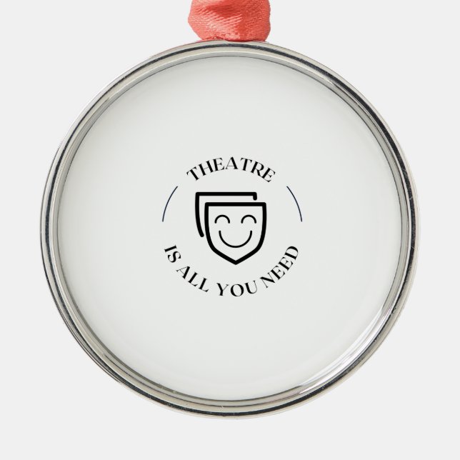 Ornement En Métal Besoin de théâtre (Devant)